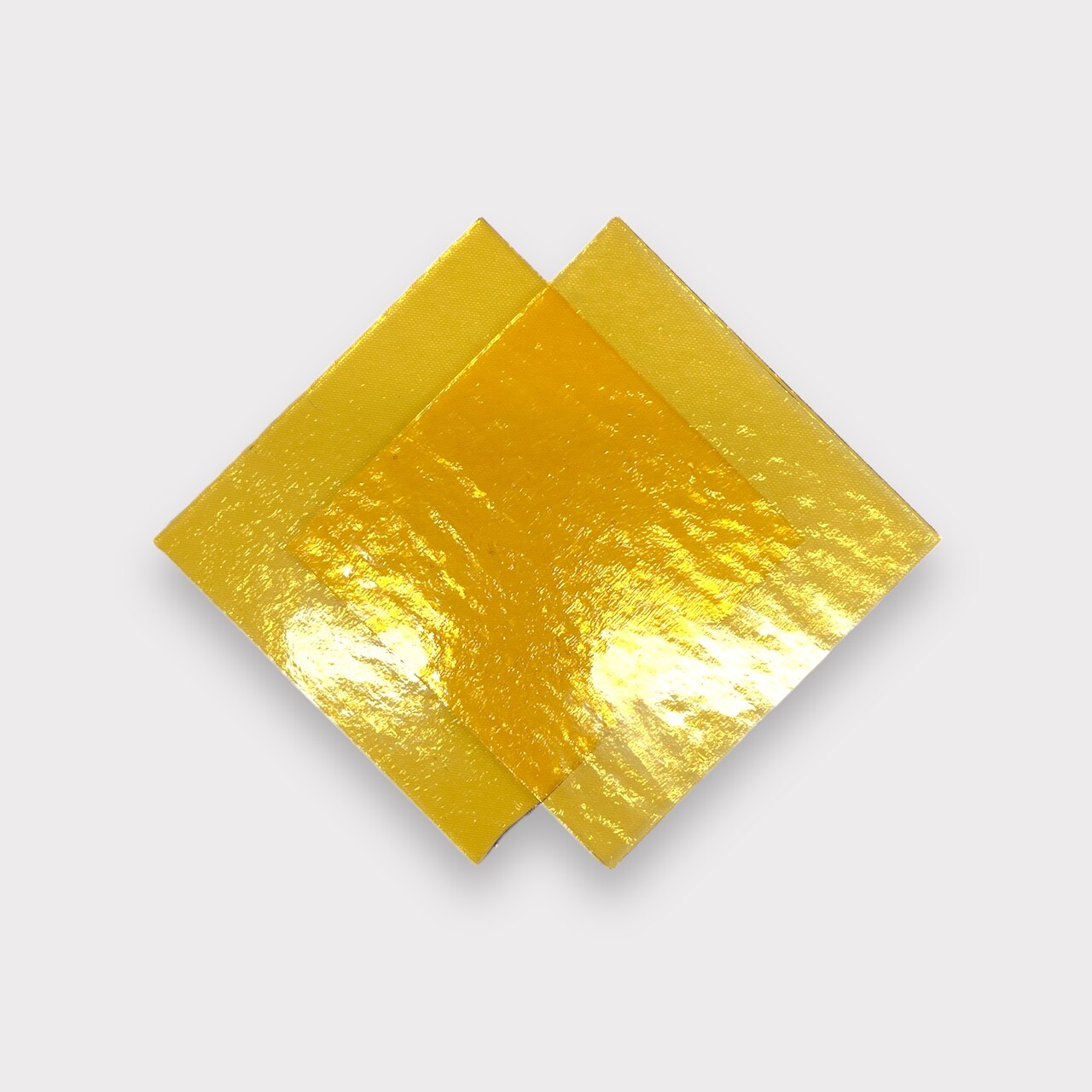 Honey Transparent COE 96 Fusible Glass Sheets / Mosaic Squares - 2 Pack